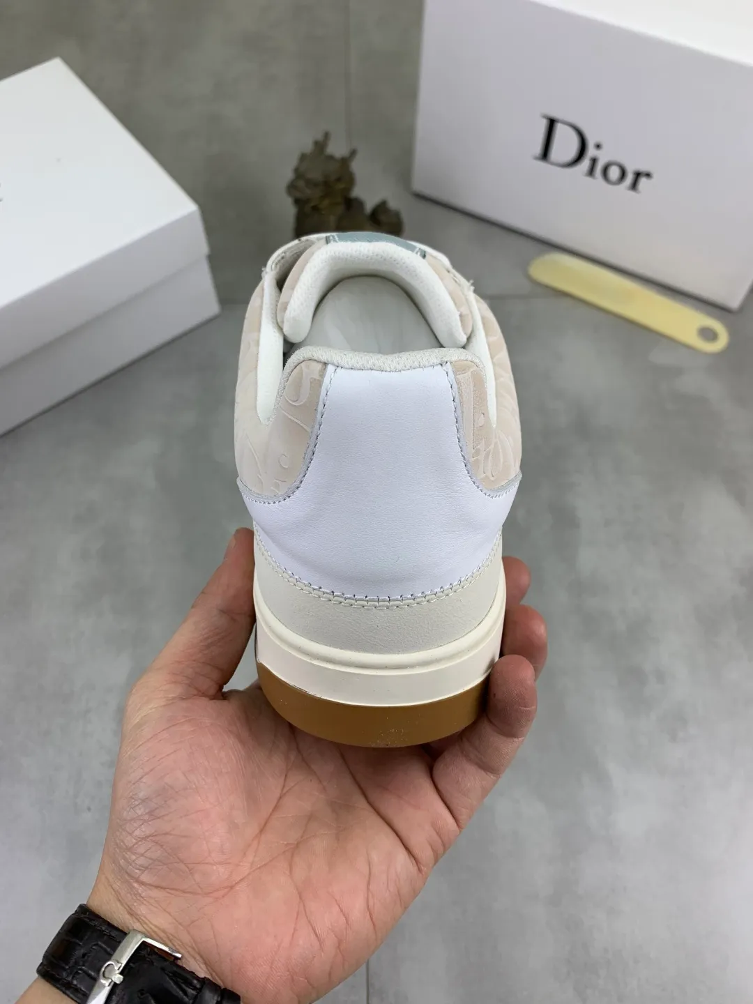 Men's Men's Shoes 💰P380 💰[New Style]🆘[Dior] 2025 Dior Original Lace-up Low-top Men's Shoes Classic casual shoes 🔥This model is the official flagship model with high quality and made by famous original designers. It is made of high-quality cowhide with original materials➕Comfortable and breathable mesh lining➕Pigskin insole. The perfect last shape and generous and fashionable design have attracted many consumers. Suitable for drivers to drive🚗. What you want is the highest quality in the market. Color: 4️⃣Color code number: 38--44 (45 customized)